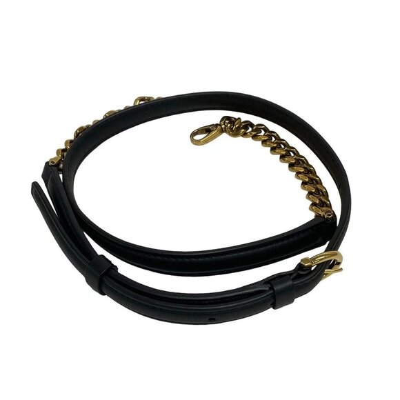 Auth Salvatore Ferragamo Gancini DH-21H995 Black Leather Handbag - Picture 3 of 16